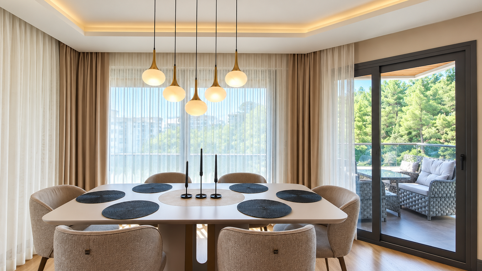 utopia suite residence dinning area